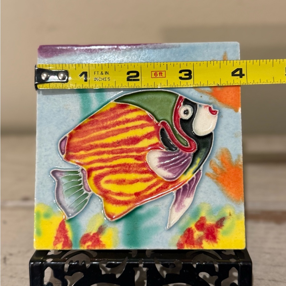 Colorful Fish Ceramic Tile - Picture 5 of 6